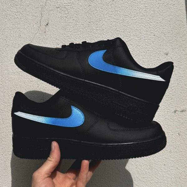 BlackAF1 Faded Swoosh <br>(Any 2 Colors)