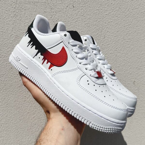Faded Splattered Drippy Swoosh <br> (Any Color Possible)